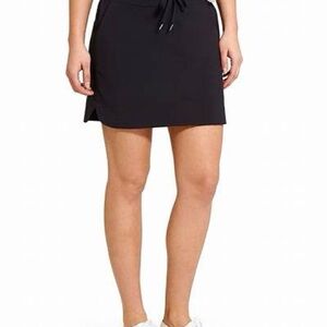 Athleta Excursion Hybrid Skort Black Women’s Medium Pockets Drawstring‎ Elastic